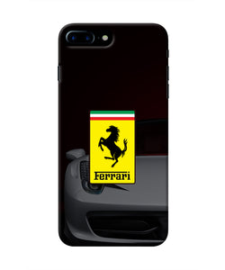 White Ferrari Iphone 7 plus Real 4D Back Cover