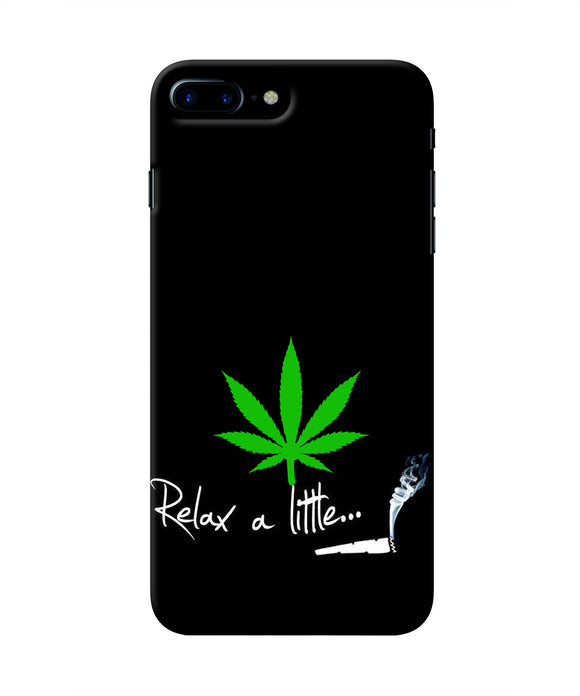 Weed Relax Quote Iphone 7 plus Real 4D Back Cover
