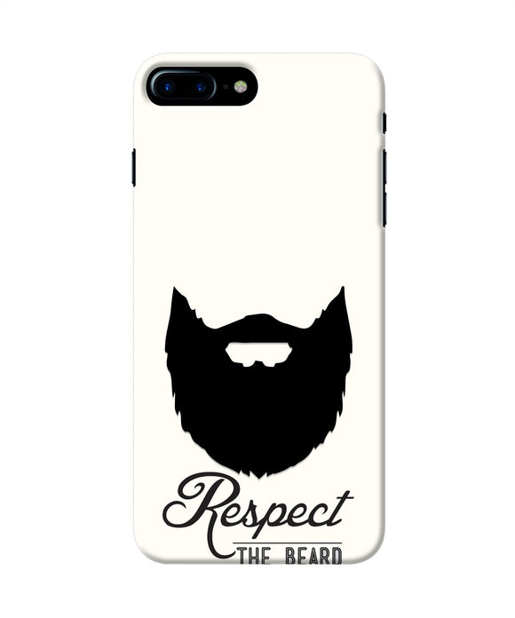 Respect the Beard Iphone 7 plus Real 4D Back Cover