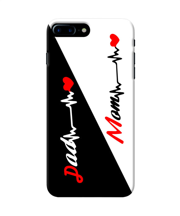 Mom Dad Heart Line Iphone 7 Plus Back Cover
