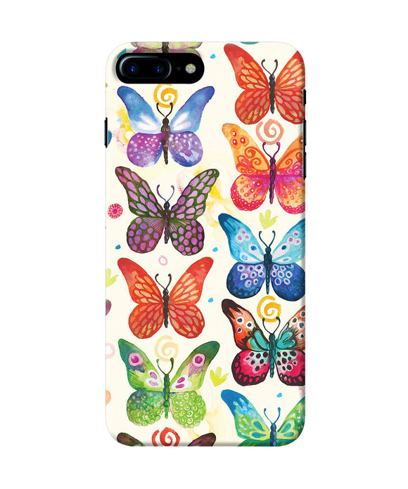 Abstract Butterfly Print Iphone 7 Plus Back Cover