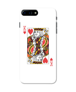 Heart King Card Iphone 7 Plus Back Cover