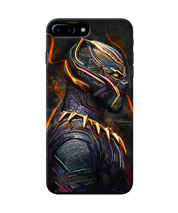 Black Panther Side Face Iphone 7 Plus Back Cover