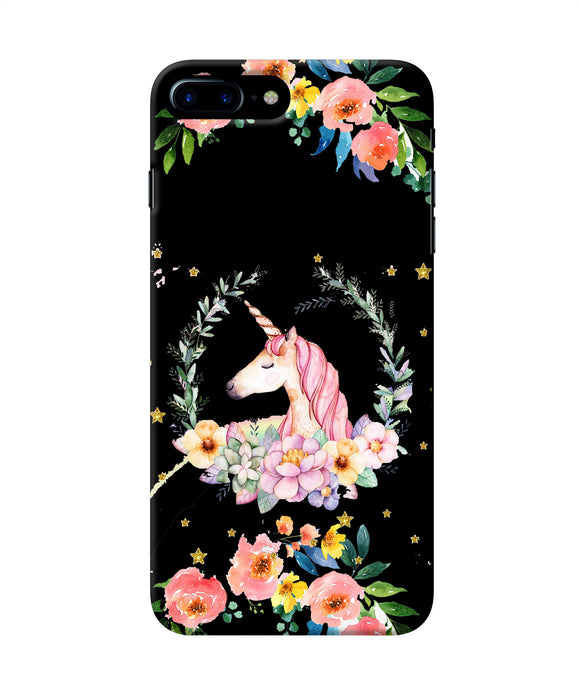 Unicorn Flower Iphone 7 Plus Back Cover