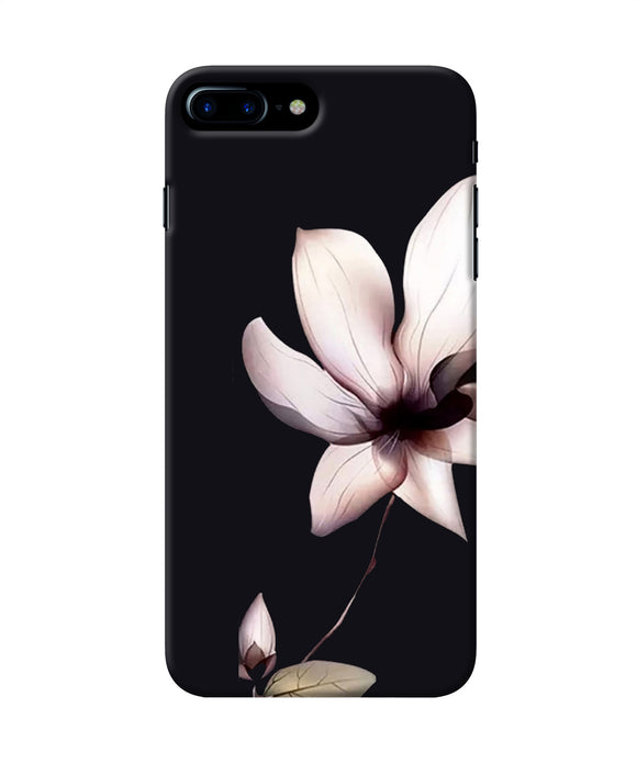 Flower White Iphone 7 Plus Back Cover