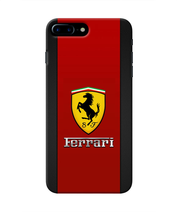 Ferrari Abstract Red Iphone 8 plus Real 4D Back Cover