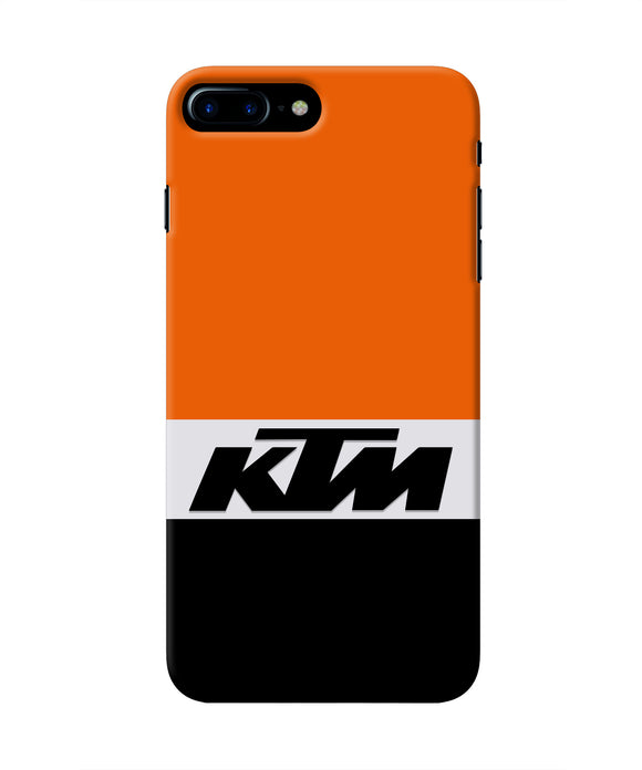 KTM Colorblock Iphone 8 plus Real 4D Back Cover