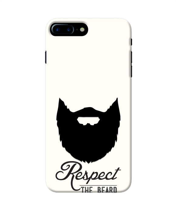 Respect the Beard Iphone 8 plus Real 4D Back Cover
