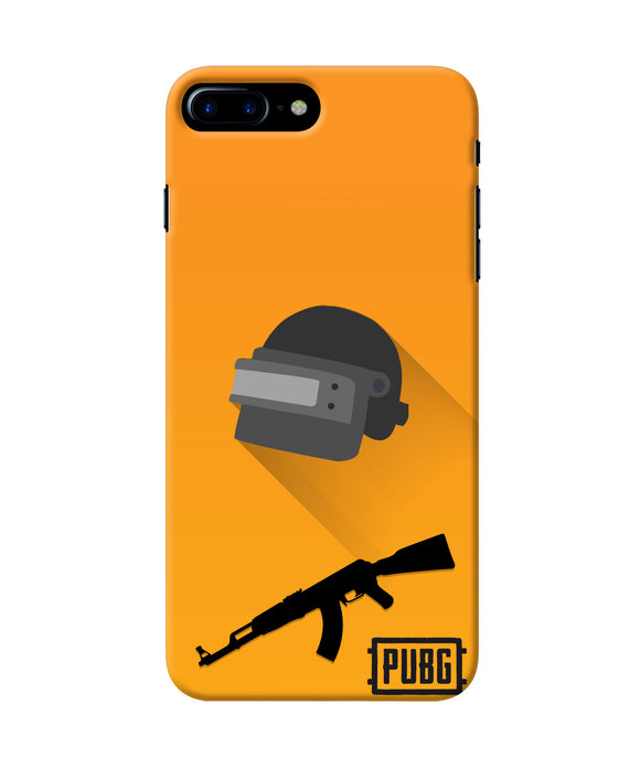 PUBG Helmet and Gun Iphone 8 plus Real 4D Back Cover