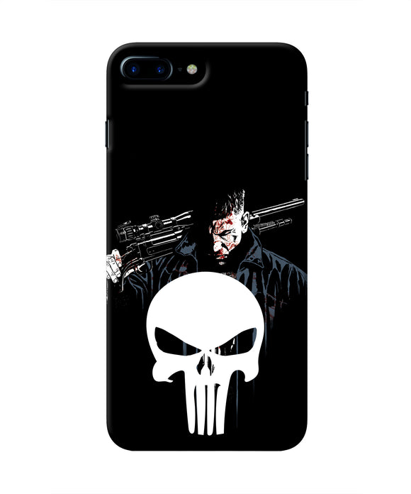 Punisher Character Iphone 8 plus Real 4D Back Cover