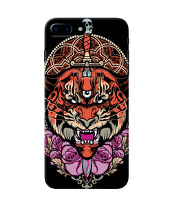 Abstract Tiger Iphone 8 Plus Back Cover