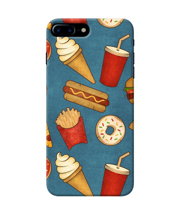 Abstract Food Print Iphone 8 Plus Back Cover