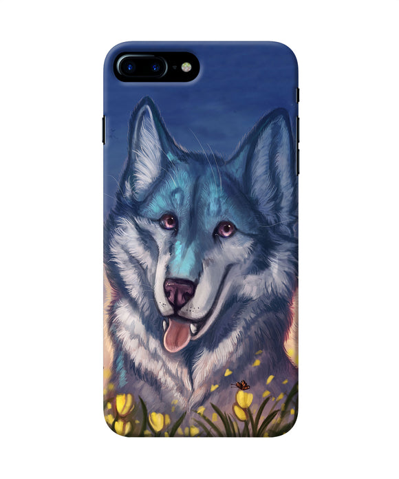 Cute Wolf Iphone 8 Plus Back Cover