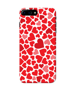 Red Heart Canvas Print Iphone 8 Plus Back Cover