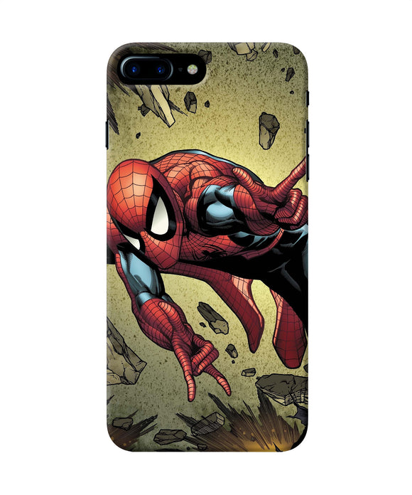 Spiderman On Sky Iphone 8 Plus Back Cover