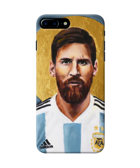 Messi Face Iphone 8 Plus Back Cover