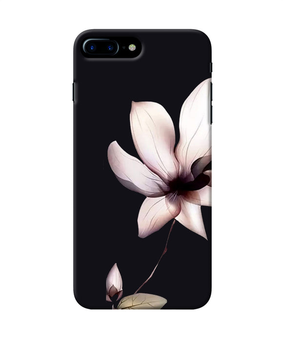 Flower White Iphone Plus Back Cover