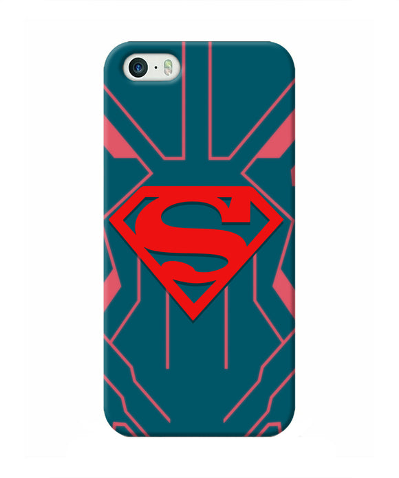 Superman Techno Iphone 5/5s Real 4D Back Cover
