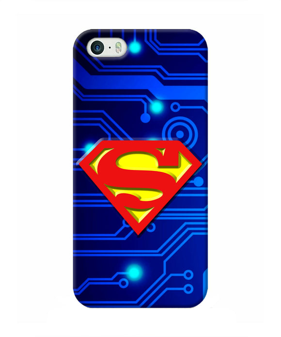 Superman Abstract Iphone 5/5s Real 4D Back Cover