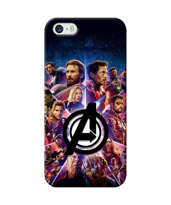 Avengers Superheroes Iphone 5/5s Real 4D Back Cover