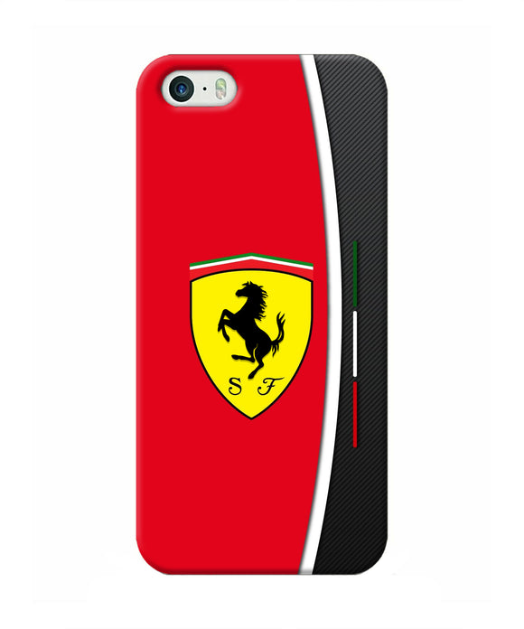 Ferrari Abstract Maroon Iphone 5/5s Real 4D Back Cover