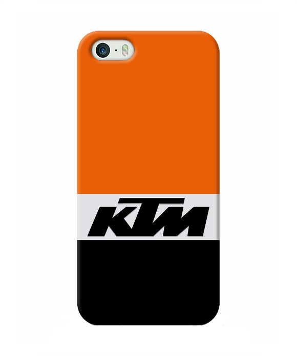 KTM Colorblock Iphone 5/5s Real 4D Back Cover