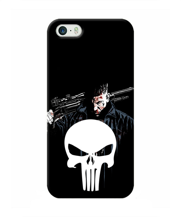 Punisher Character Iphone 5/5s Real 4D Back Cover