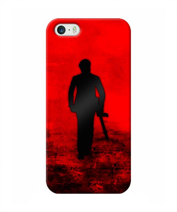 Rocky Bhai with Gun iPhone 5/5s Real 4D Back Cover