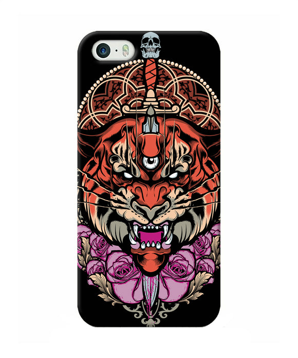 Abstract Tiger Iphone 5 / 5s Back Cover