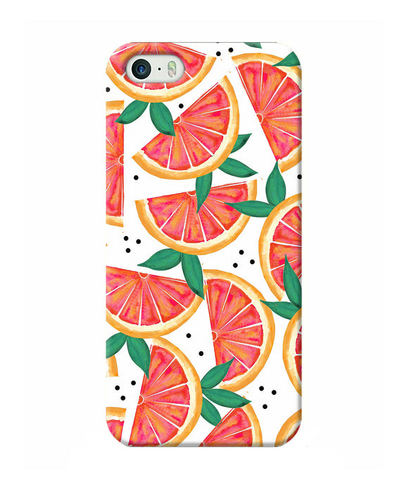 Abstract Orange Print Iphone 5 / 5s Back Cover