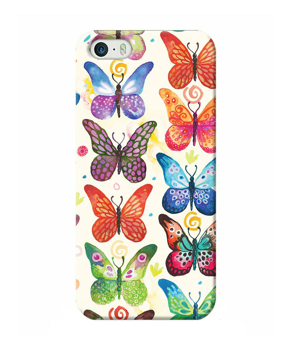 Abstract Butterfly Print Iphone 5 / 5s Back Cover