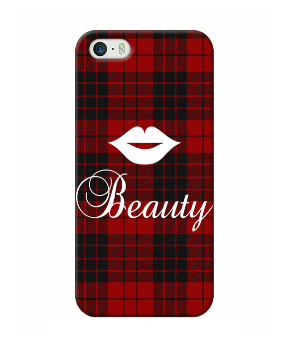 Beauty Red Square Iphone 5 / 5s Back Cover