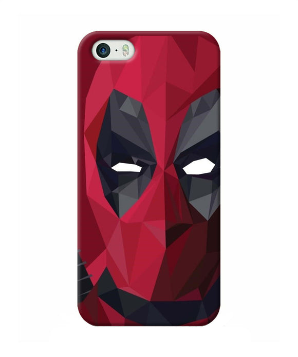Abstract Deadpool Mask Iphone 5 / 5s Back Cover