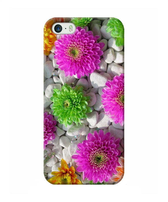 Natural Flower Stones Iphone 5 / 5s Back Cover