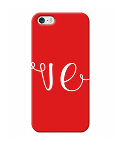 Love Two Iphone 5 / 5s Back Cover