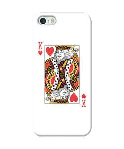 Heart King Card Iphone 5 / 5s Back Cover