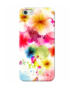 Flowers Print Iphone 5 / 5s Back Cover
