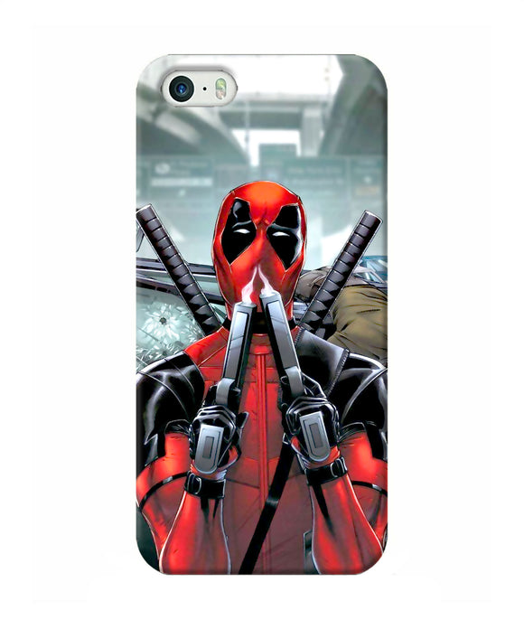 Deadpool With Gun Iphone 5 / 5s Back Cover