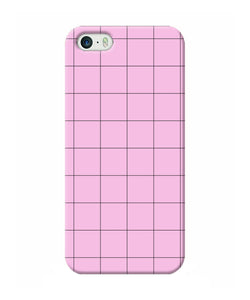 Pink Square Print Iphone 5 / 5s Back Cover