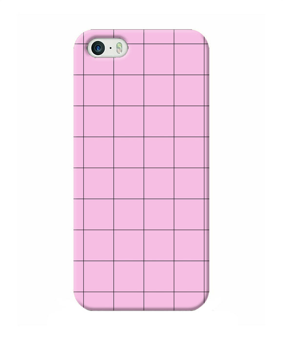 Pink Square Print Iphone 5 / 5s Back Cover