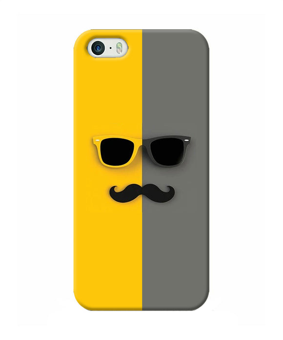 Mustache Glass Iphone 5 / 5s Back Cover