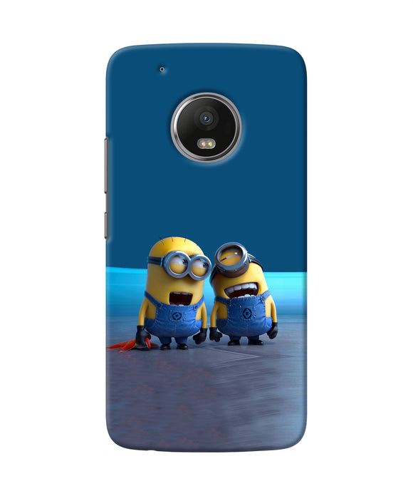 Minion Laughing Moto G5 Plus Back Cover