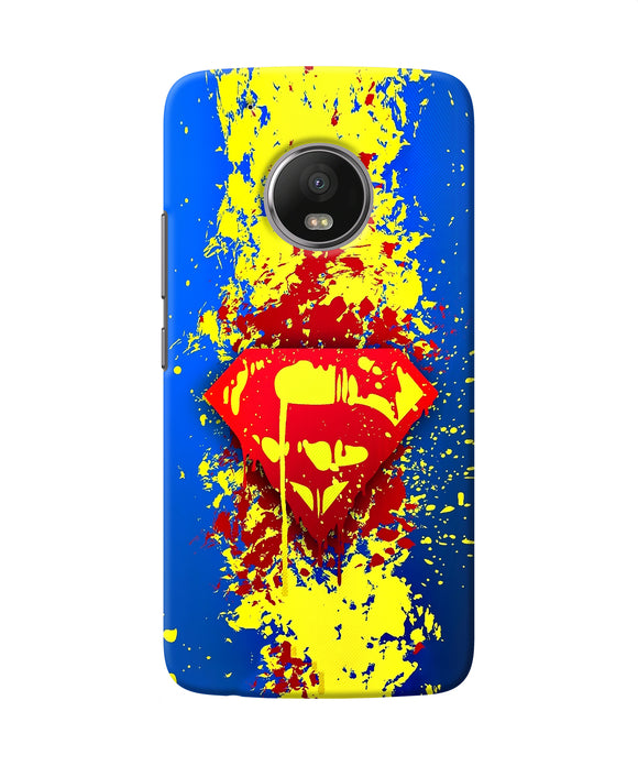 Superman Logo Moto G5 Plus Back Cover