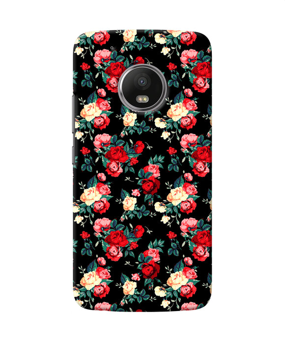 Rose Pattern Moto G5 Plus Back Cover