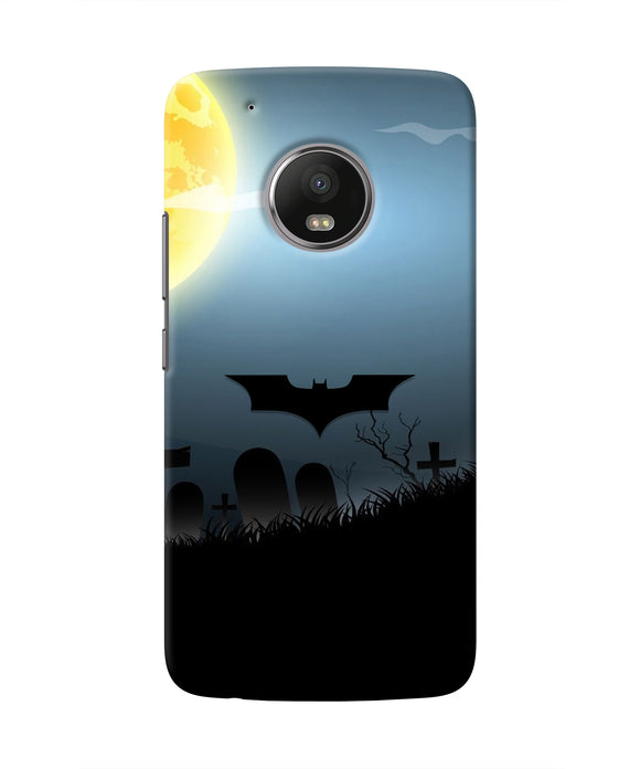 Batman Scary cemetry Moto G5 plus Real 4D Back Cover