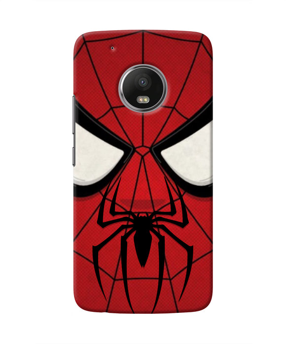 Spiderman Face Moto G5 plus Real 4D Back Cover