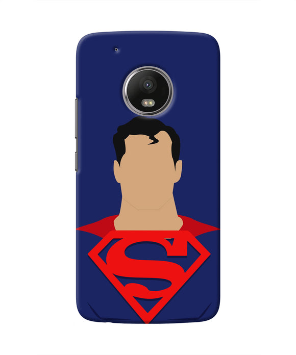 Superman Cape Moto G5 plus Real 4D Back Cover