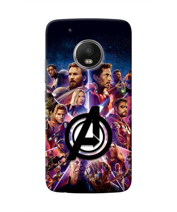 Avengers Superheroes Moto G5 plus Real 4D Back Cover