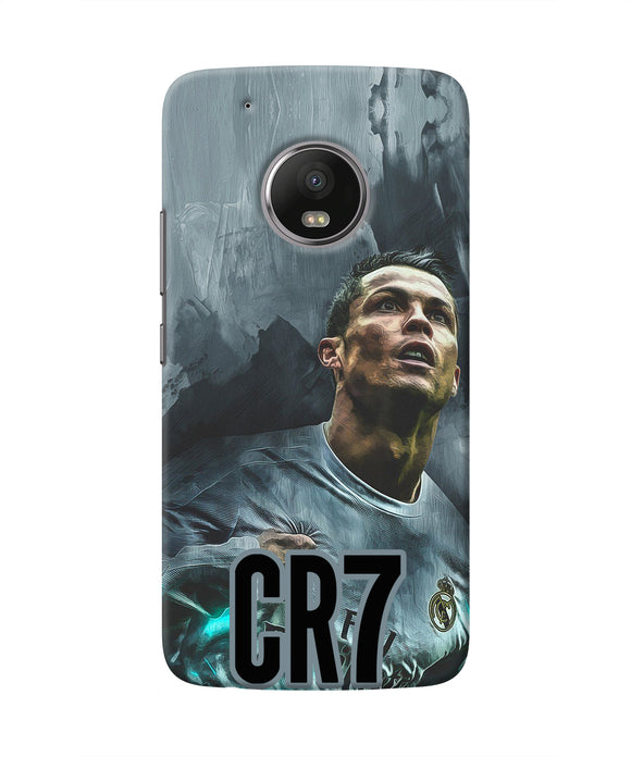 Christiano Ronaldo Grey Moto G5 plus Real 4D Back Cover