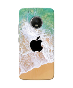 Apple Ocean Moto G5 plus Real 4D Back Cover